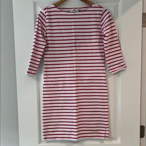 Vineyard Vines Pink and White Striped Dress
